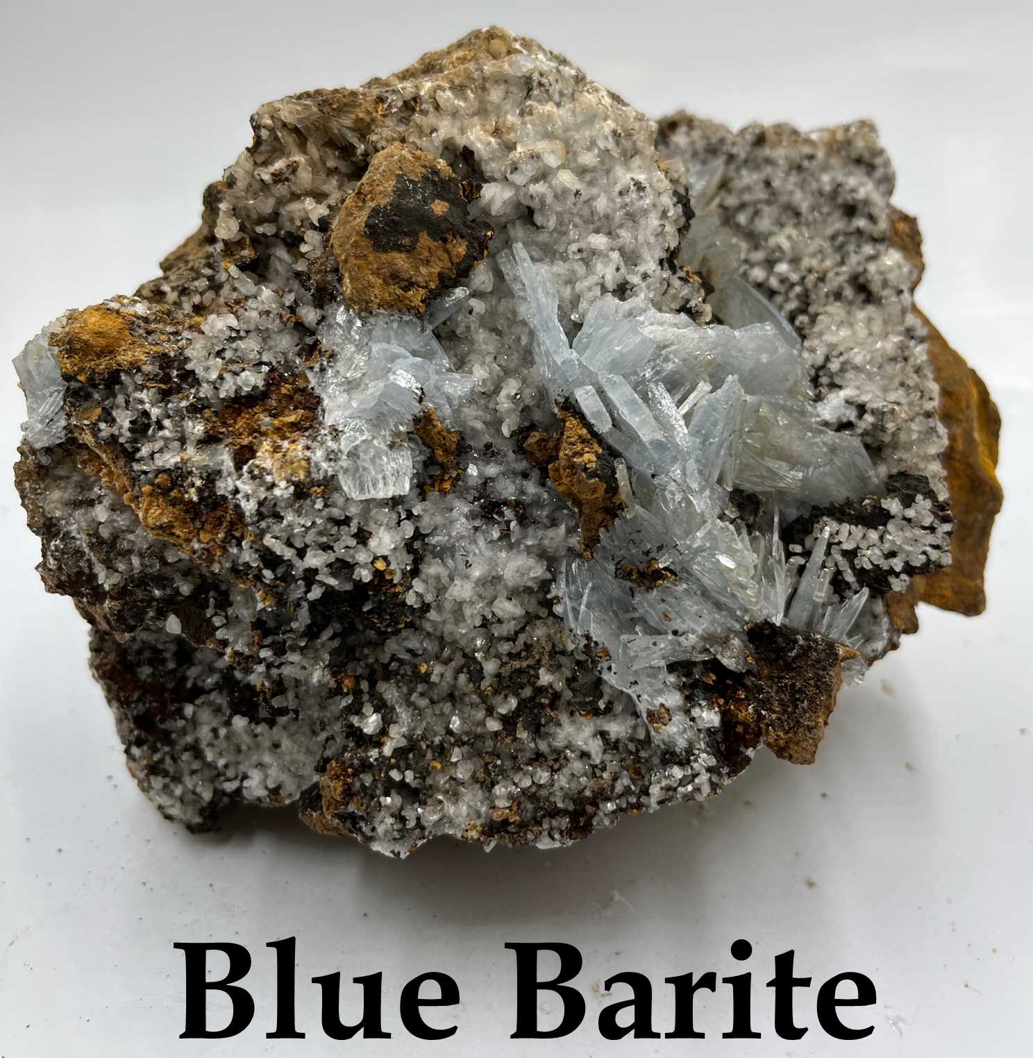 Barite, Blue